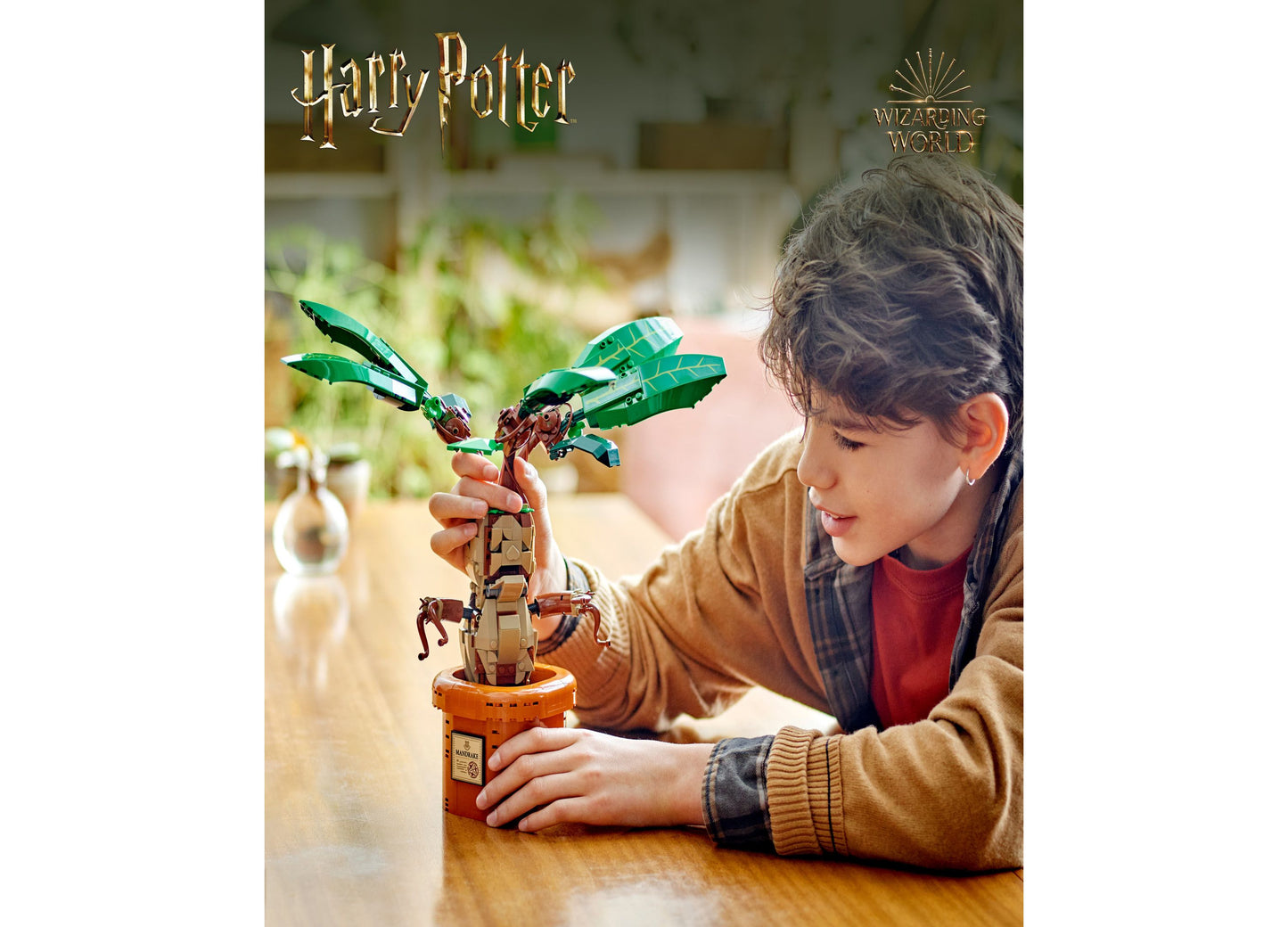 LEGO® Harry Potter Mandrake Magical Plant Toy Building Set 76433, 579 Pieces