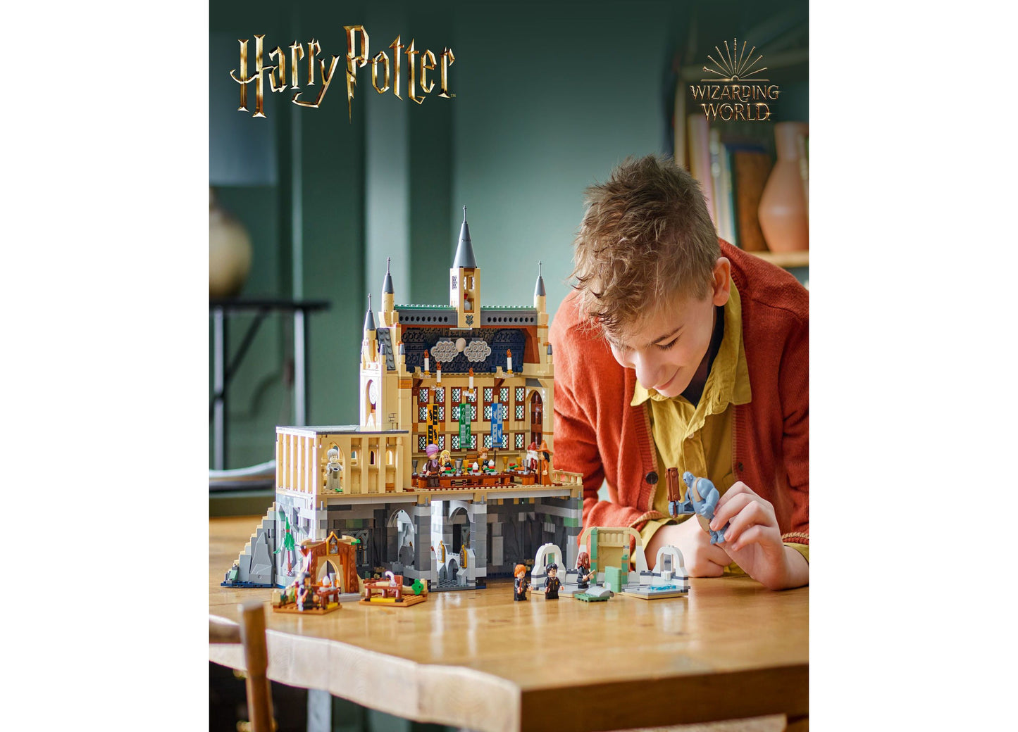 LEGO® Harry Potter Hogwarts Castle: The Great Hall Building Toy 76435, 1732 Pieces