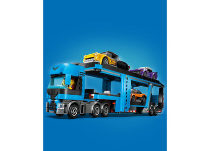 LEGO® City Car Transporter Truck with Sports Cars Kids Gift Idea 60408 Building Set, 998 Pieces