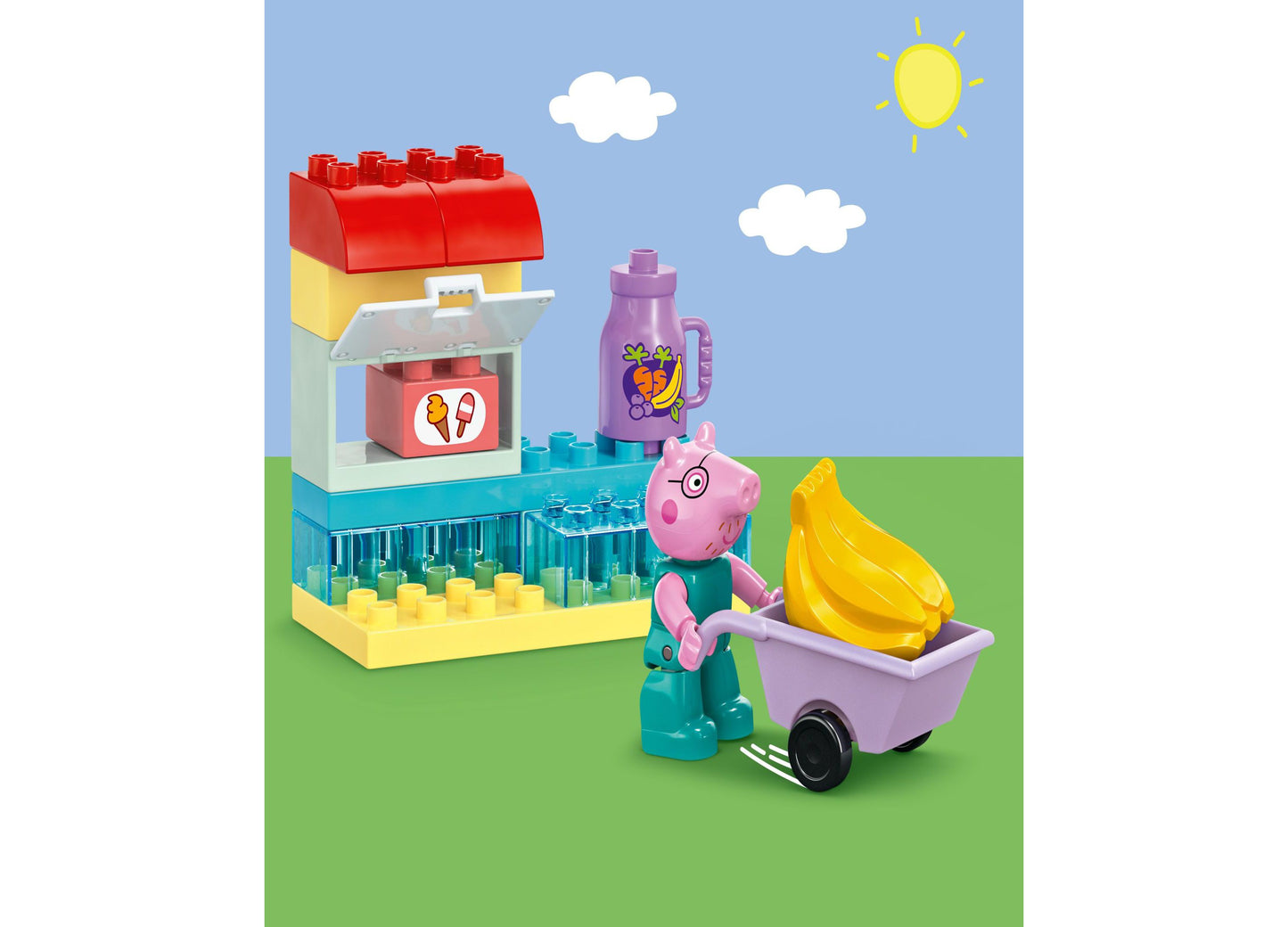 LEGO® Duplo Peppa Pig Supermarket Building Set for Toddlers 10434, 70 Pieces