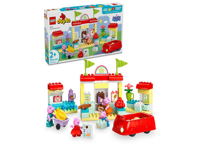 LEGO® Duplo Peppa Pig Supermarket Building Set for Toddlers 10434, 70 Pieces