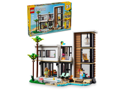 LEGO® Creator 3 in 1 Modern House Toy Playset and Art Building Set for Kids 31153, 939 Pieces