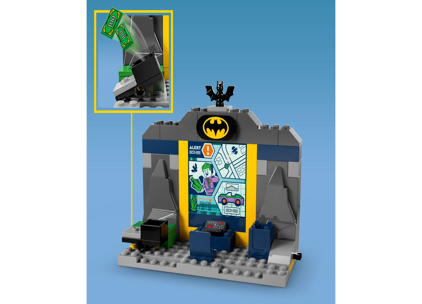 LEGO® DC Batman: The Batcave with Batman, Batgirl & The Joker 76272 Building Toy, 184 Pieces