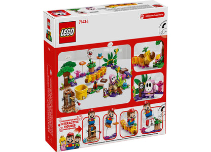 LEGO® Super Mario Soda Jungle Maker Set, Wiggler Toy and Mario Playset 71434, 598 Pieces