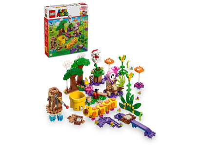 LEGO® Super Mario Soda Jungle Maker Set, Wiggler Toy and Mario Playset 71434, 598 Pieces