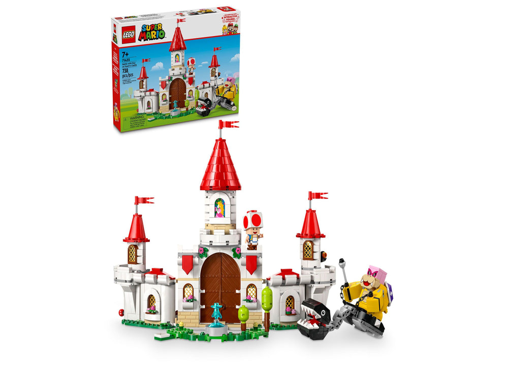 LEGO® Super Mario Battle with Roy at Peach’s Castle Playset and Mario Toy 71435, 738 Pieces