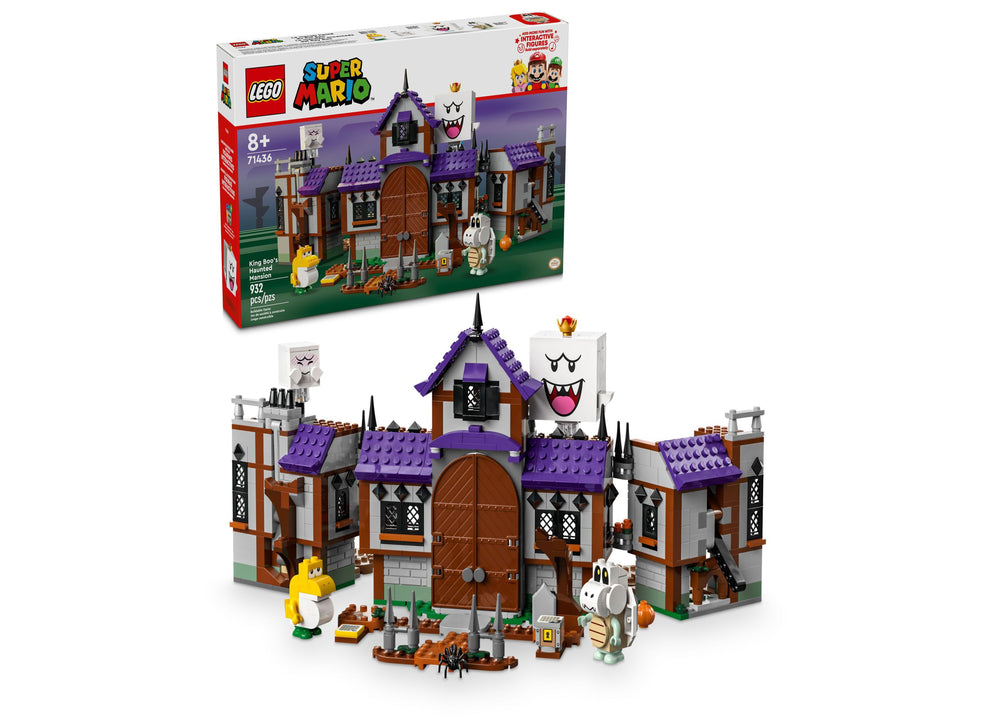 LEGO® Super Mario King Boo’s Haunted Mansion Set and Ghost Toy 71436 Building Set, 932 Pieces