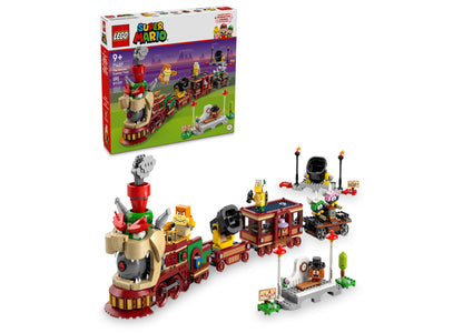 LEGO® Super Mario The Bowser Express Train Toy Playset and Mario Toy 71437 Building Set, 1392 Pieces