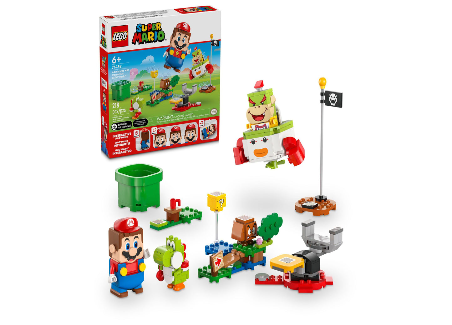 LEGO® Super Mario Adventures with Interactive Mario Playset 71439, 218 Pieces