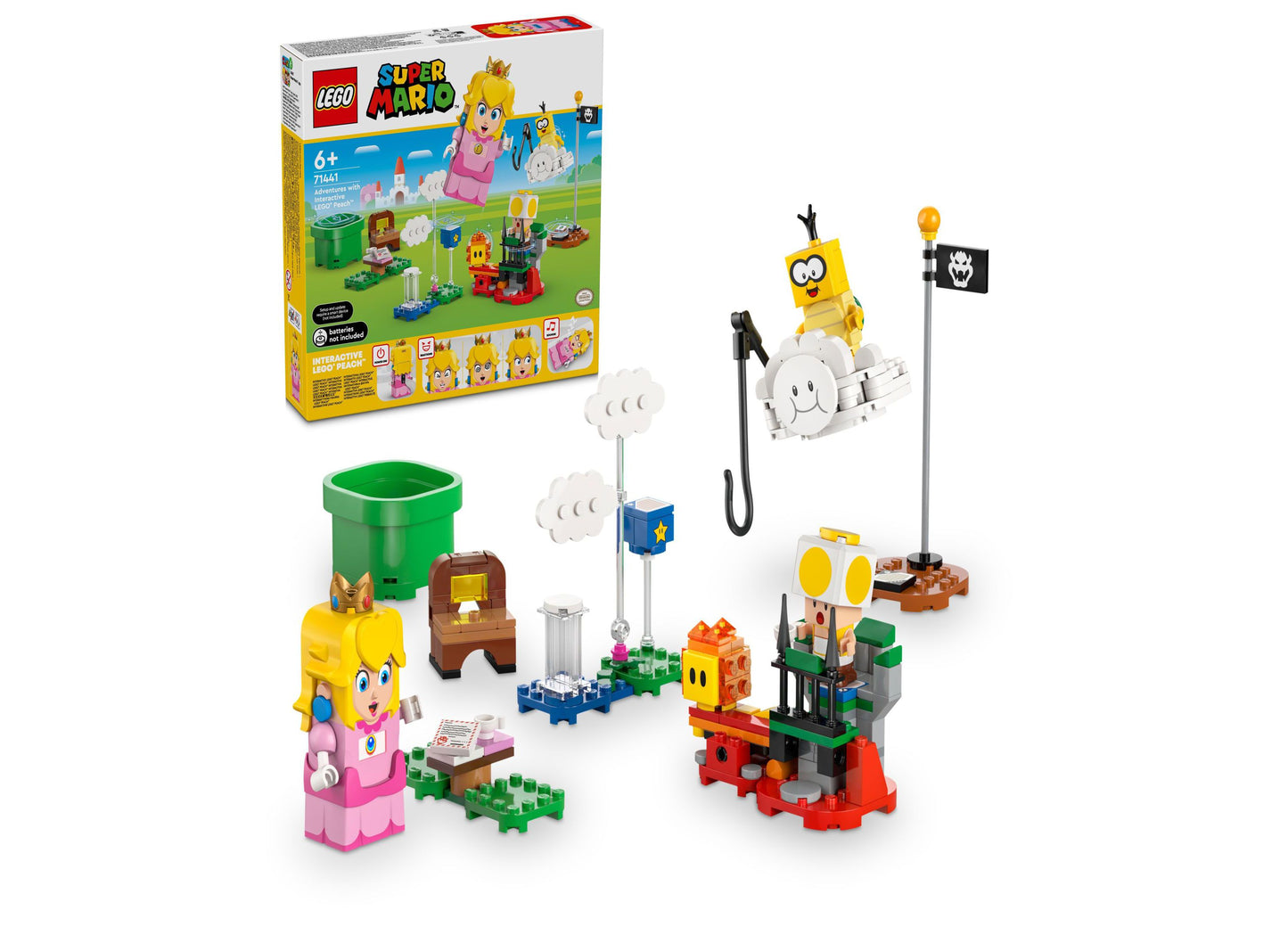 LEGO® Super Mario Adventures with Interactive Peach Princess Toy 71441, 208 Pieces