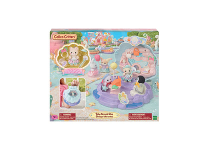 Calico Critters Baby Mermaid Shop Playset - Silk Cat with Accessories