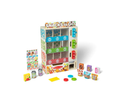 Melissa & Doug Interactive Wooden Vending Machine Play Set