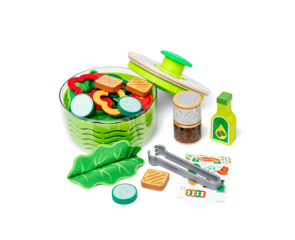 Melissa & Doug Salad Spinner Playset - Healthy Kitchen Fun