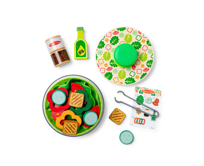 Melissa & Doug Salad Spinner Playset - Healthy Kitchen Fun