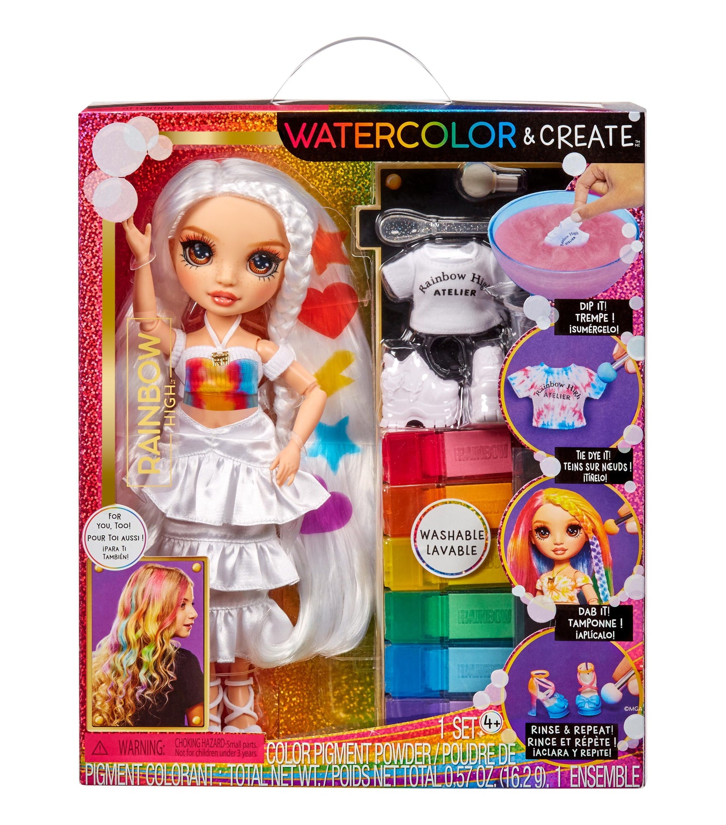 Rainbow High Watercolor Create Fashion DIY Doll