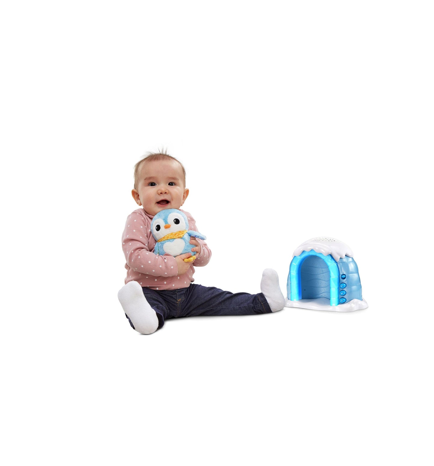 VTech Baby Soothing Starlight Igloo with Plush Penguin