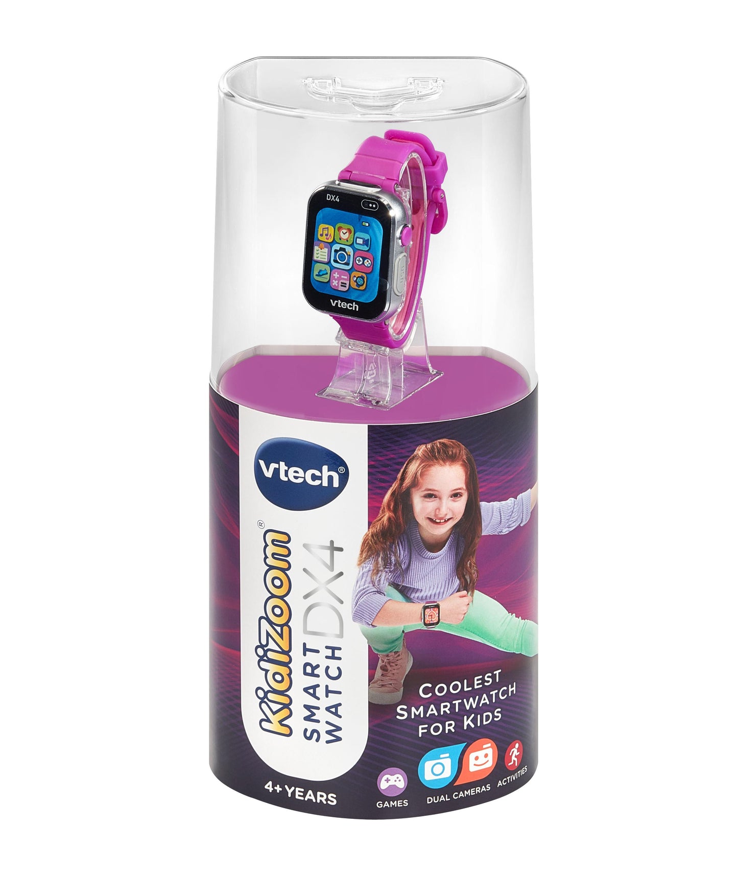 VTech KidiZoom Smartwatch DX4 - Dare to Discover Purple