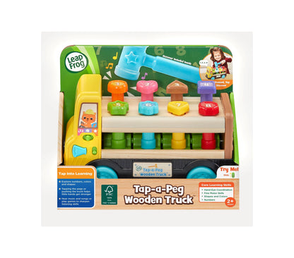 TapaPeg Interactive Wooden Truck for Toddlers