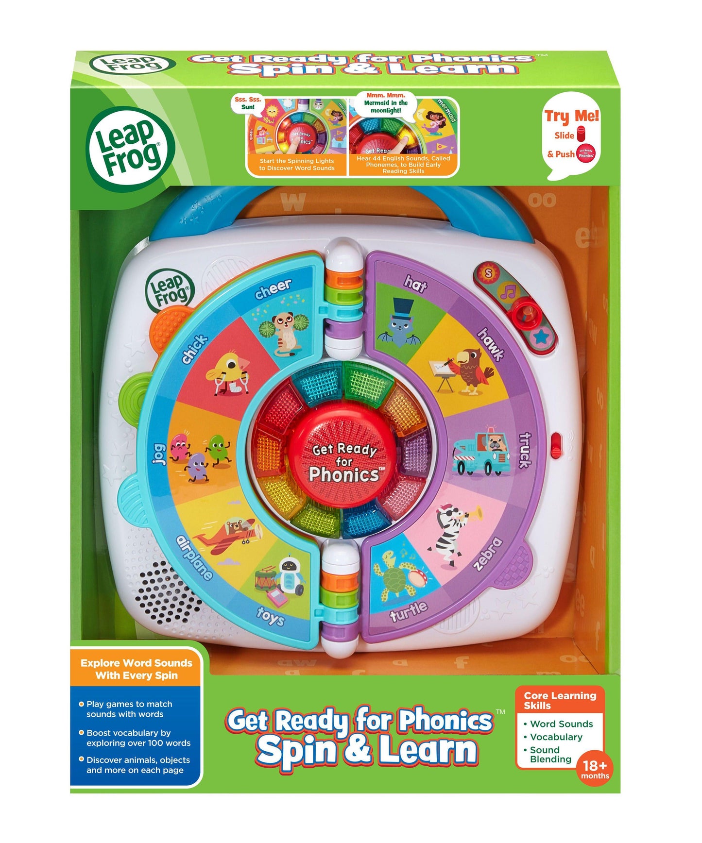 Get Ready for Phonics™ Spin & Learn - Interactive Early Reading Toy