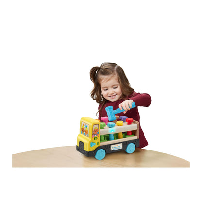 TapaPeg Interactive Wooden Truck for Toddlers