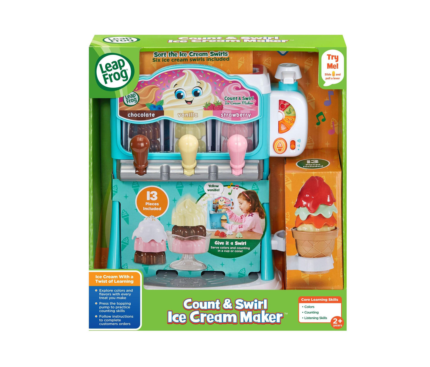 Scoop & Play Learning Sundae Machine - Interactive Ice Cream Toy