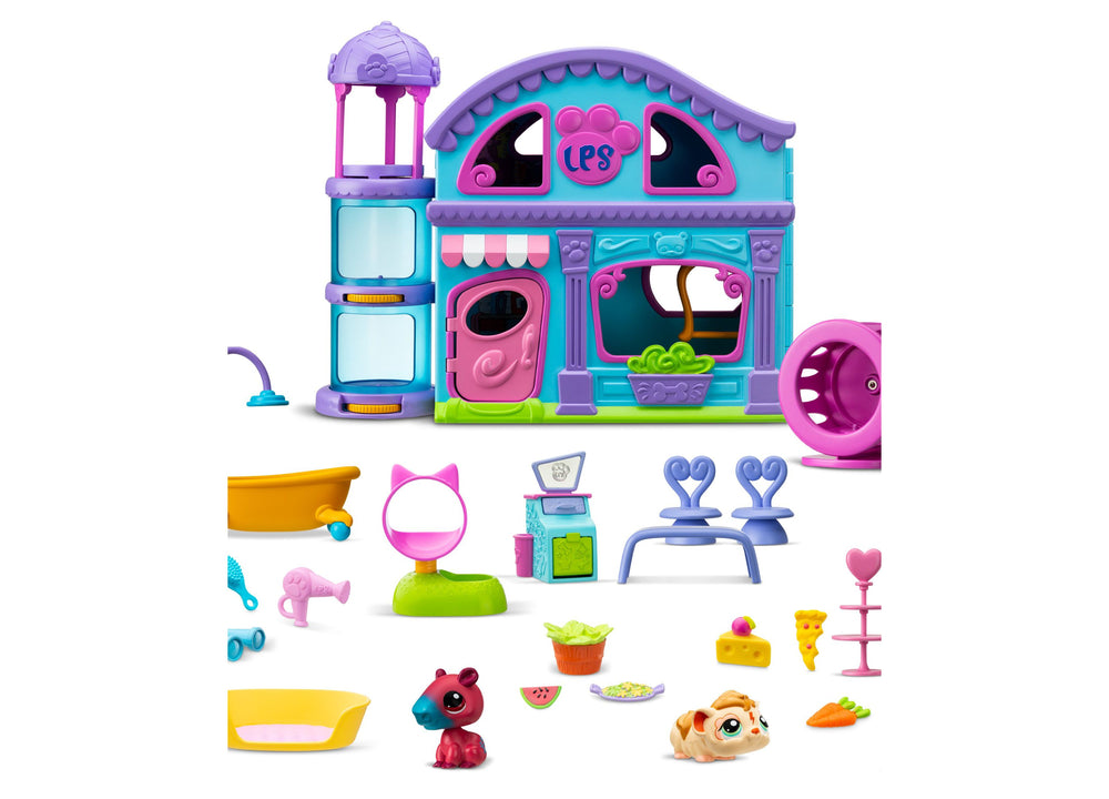 Basic Fun! Littlest Pet Shop Bustling Playset