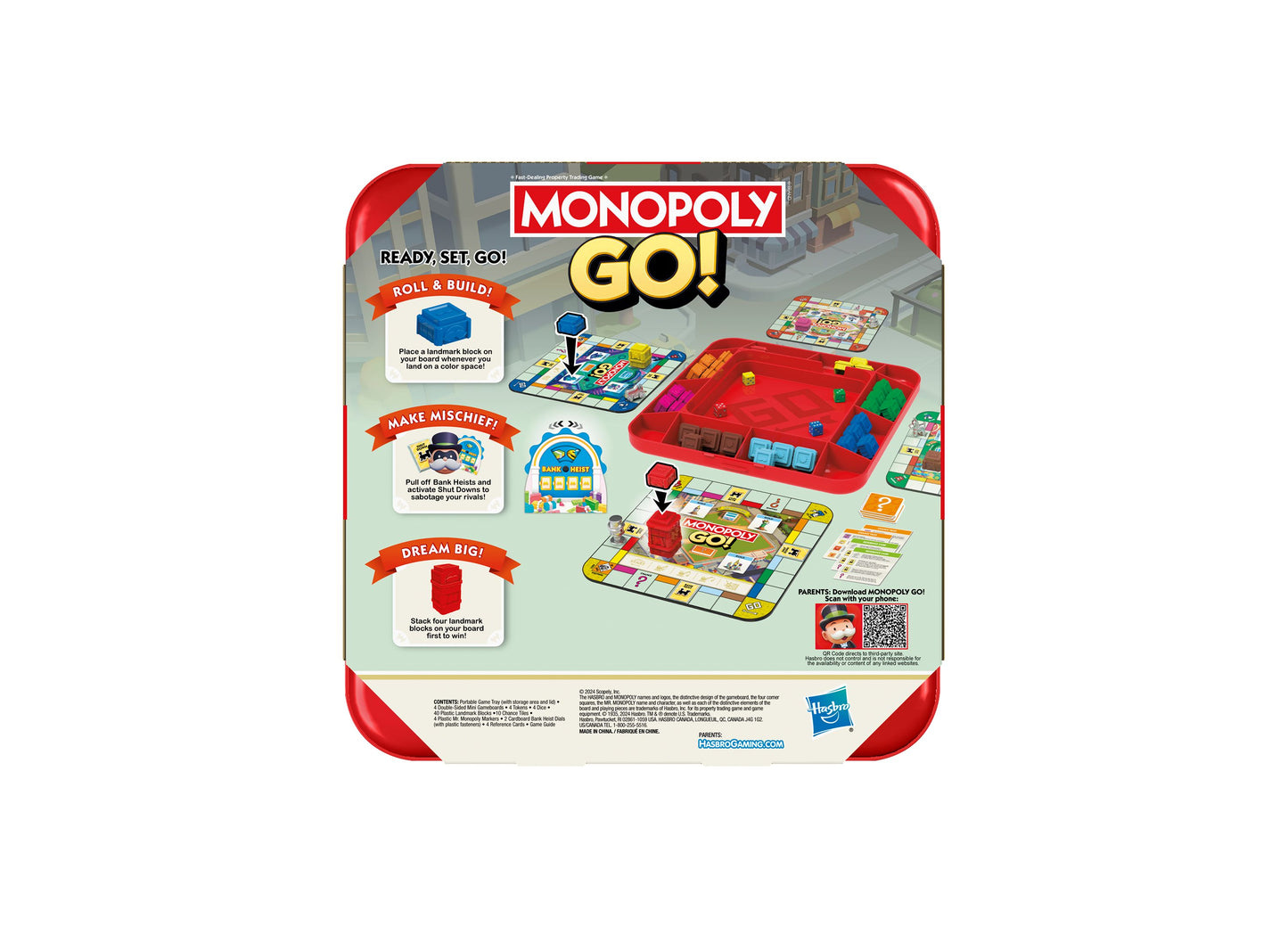 Hasbro Gaming Monopoly GO Board Game for Kids