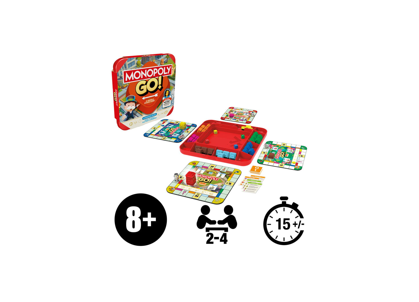 Hasbro Gaming Monopoly GO Board Game for Kids