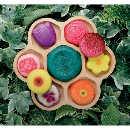 Yellow Door Sensory Play Stones - Flower Collection, Set of 8