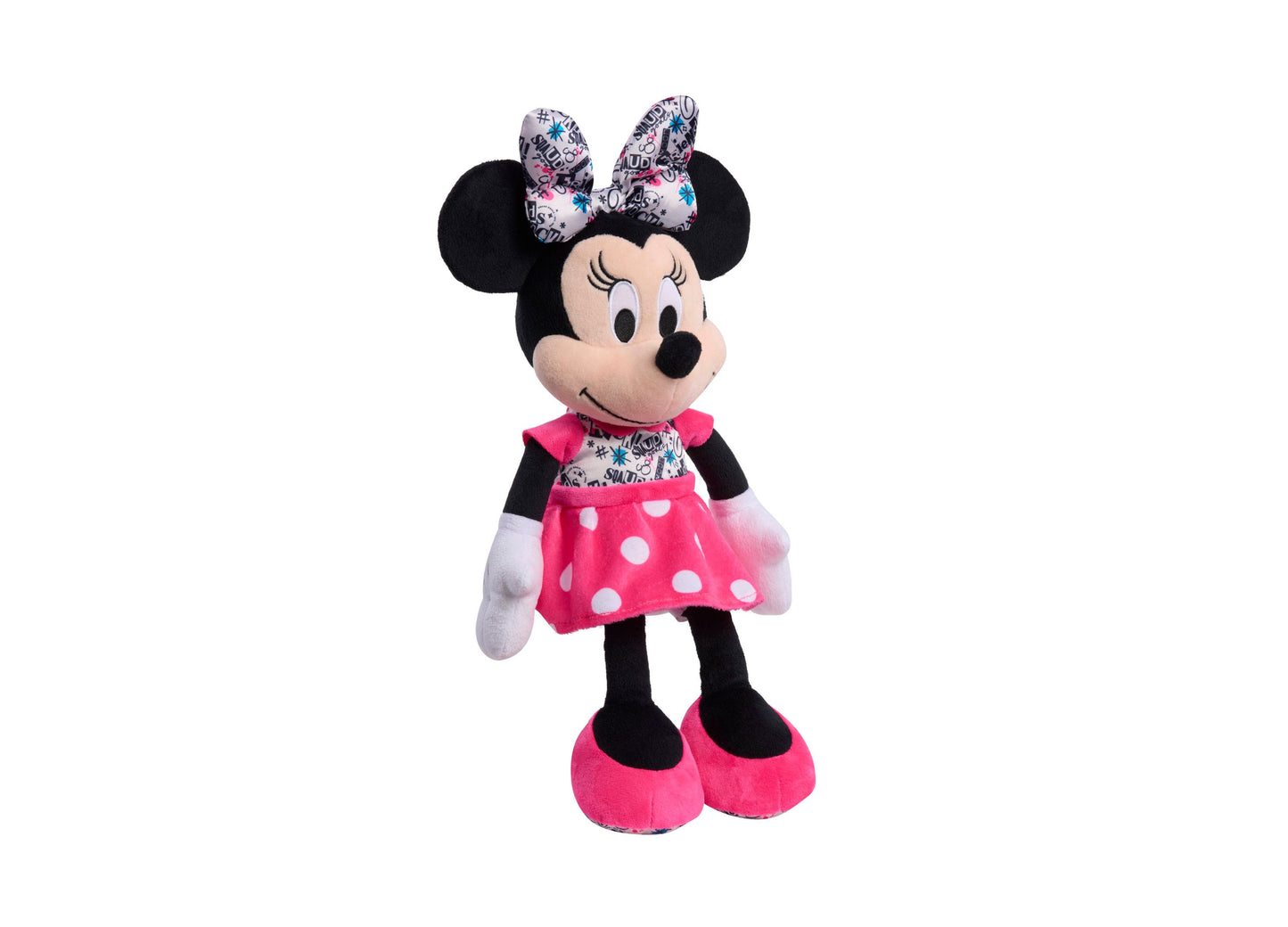 Disney Minnie Mouse 25 inch Pink Polka Dot Dress Plush