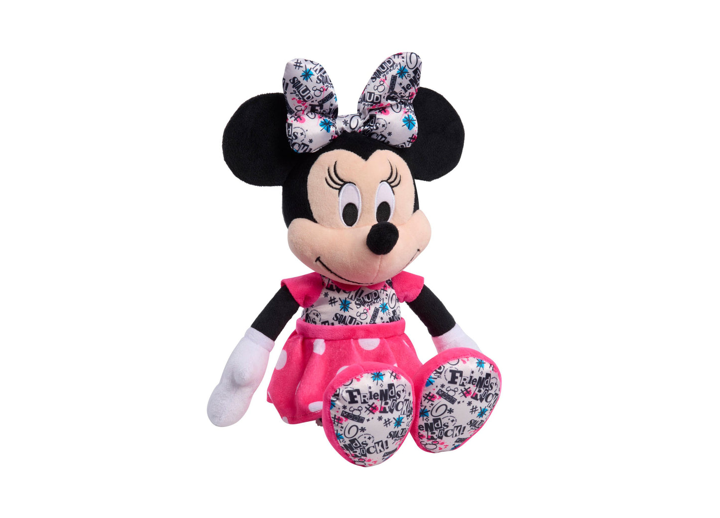 Disney Minnie Mouse 25 inch Pink Polka Dot Dress Plush