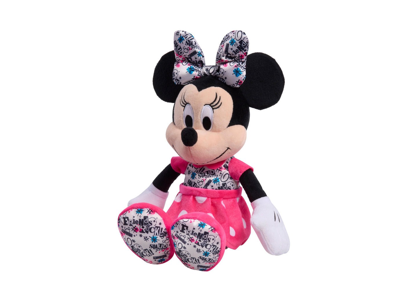 Disney Minnie Mouse 25 inch Pink Polka Dot Dress Plush