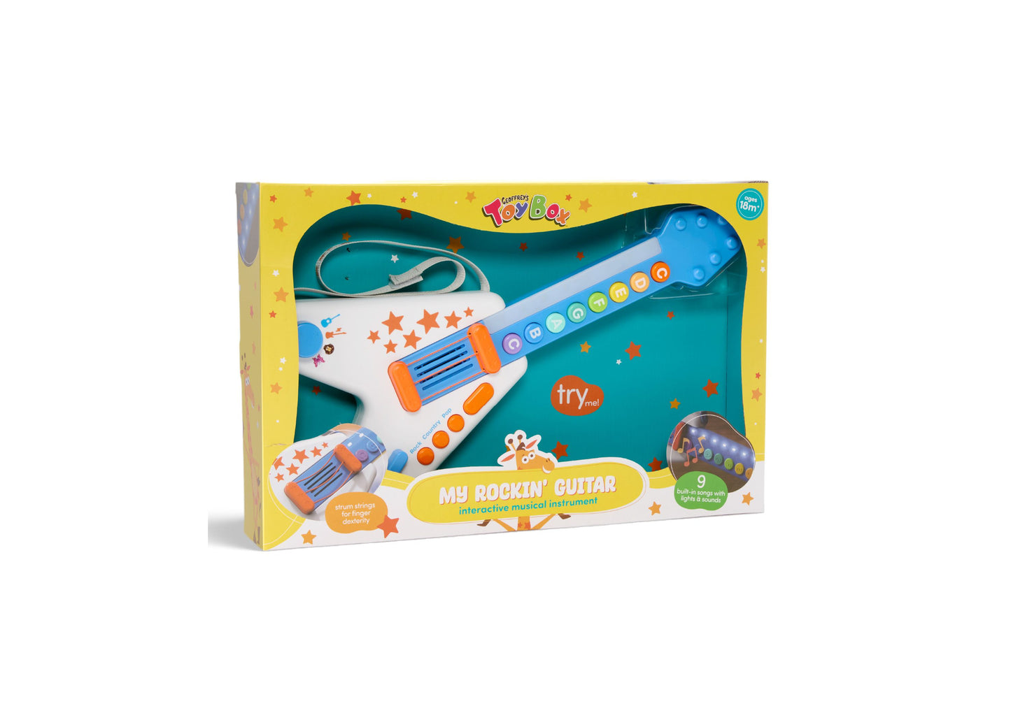 Geoffrey's Toy Box My Rockin' Guitar Interactive Musical Instrument