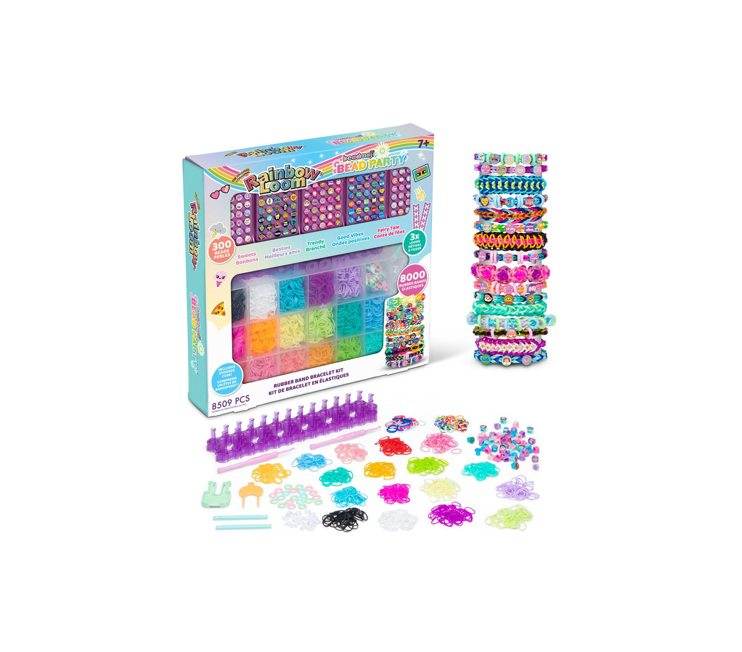 Rainbow Loom Beadmoji Design Station Bracelet Making Kit