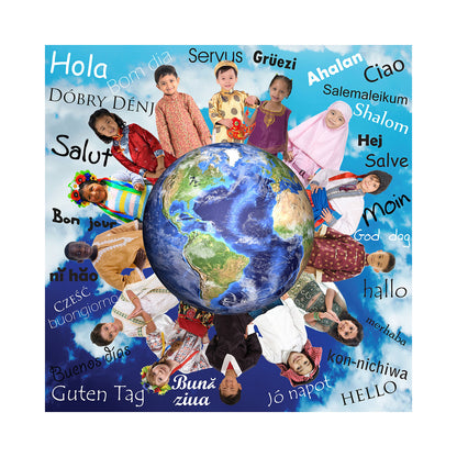 MOJO Hello World! 48pc Jumbo Photographic Floor Puzzle