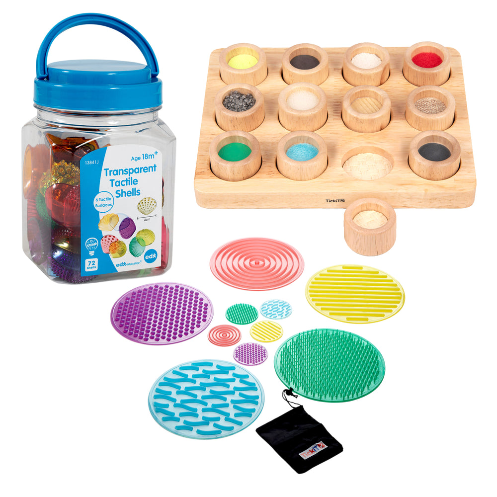 Learning Advantage Sensory Tactile Kit - Educational Toy for Tactile Learning