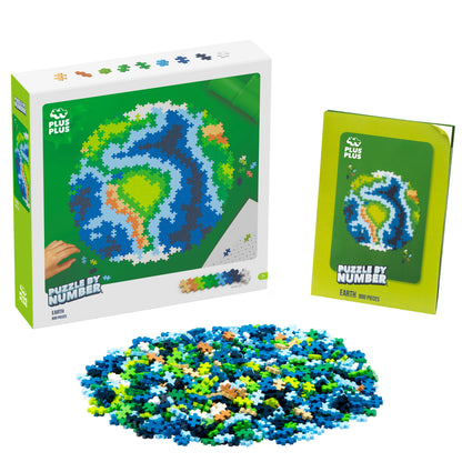 Plus-Plus Puzzle By Number - 800 Piece Earth-Themed Puzzle