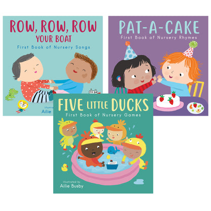 Child's Play Books First Book Board Books, 3-Piece Nursery Set