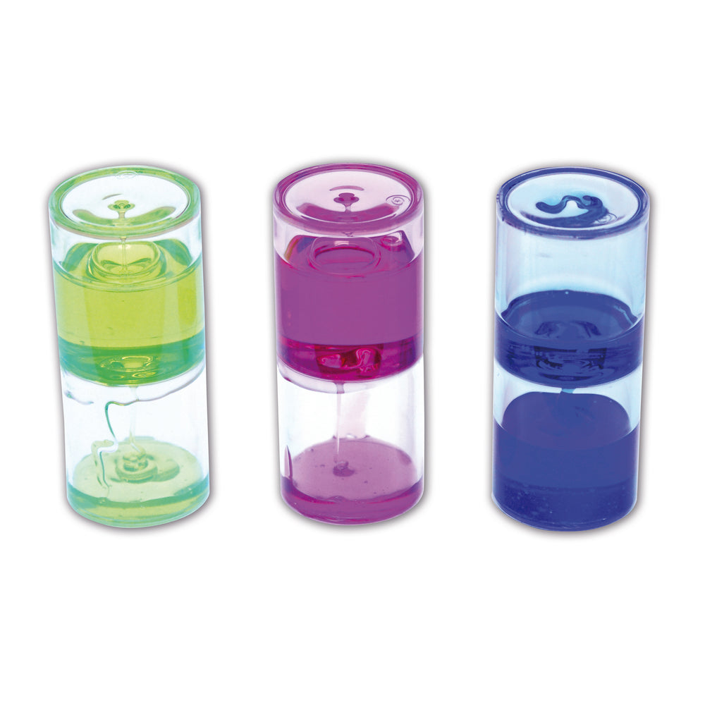 TickiT Sensory Ooze Tube Set - Colorful Liquid Motion Timers, Set of 3