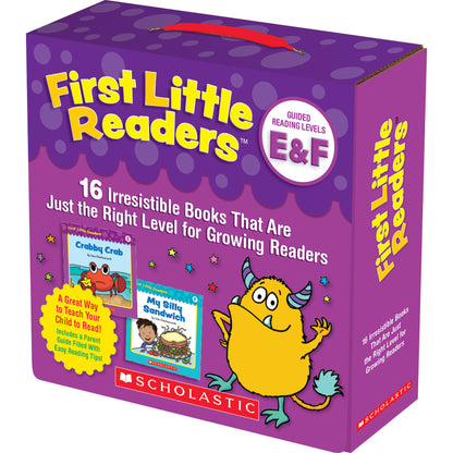 Scholastic First Little Readers Parent Pack: 16-Book Set, Levels E & F