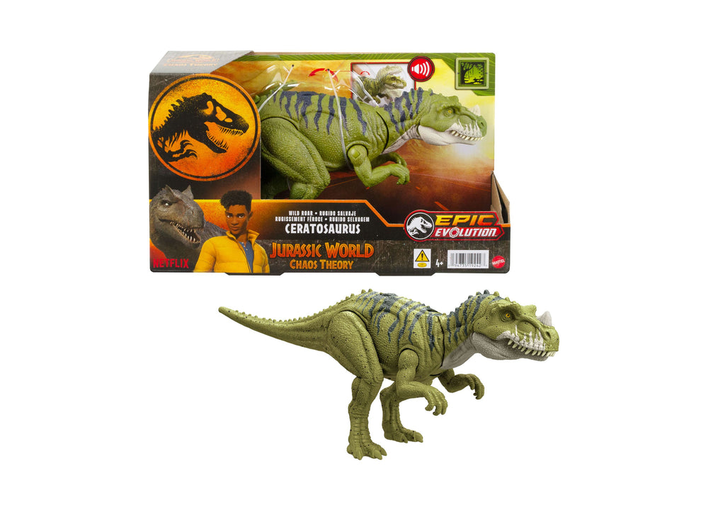 Jurassic Park Wild Roar Ceratosaurus Dinosaur Action Figure Toy