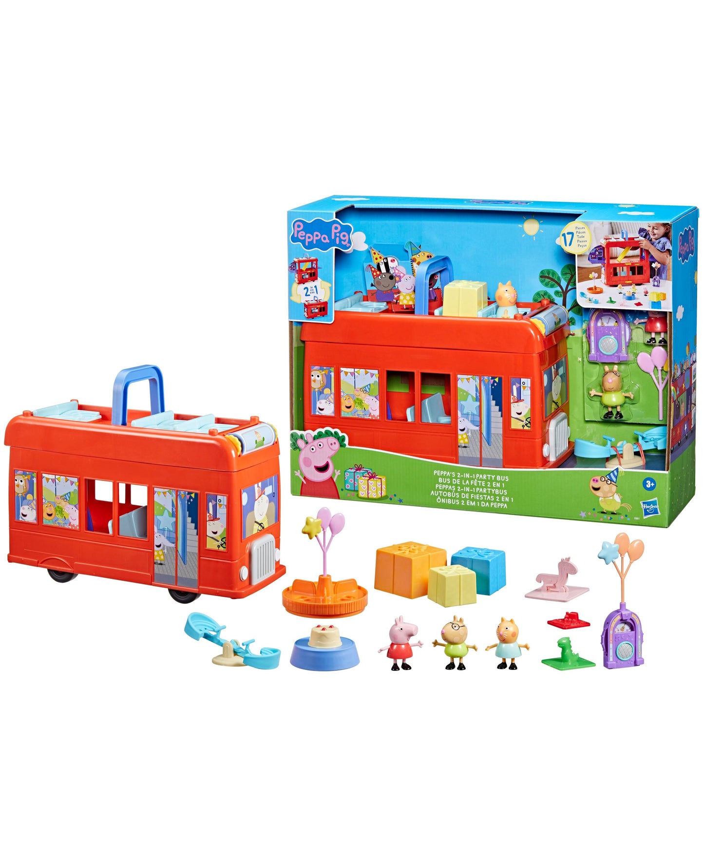 Peppa Pig Peppa's 2-in-1 Party Bus