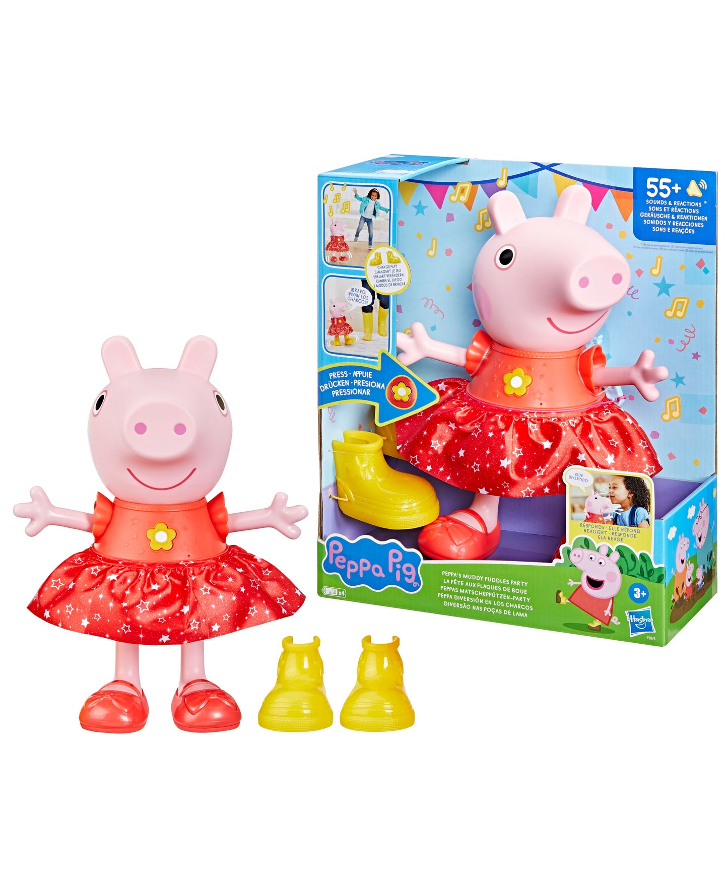 Peppa Pig Peppa's Muddy Puddles Party Interactive Doll