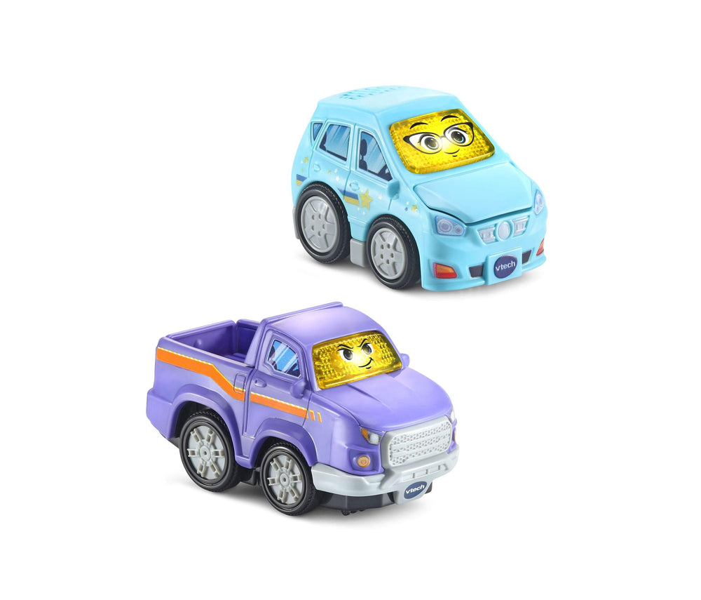 VTech Go Smart Wheels Family Adventure 2-Pack Tough Truck, Family Car