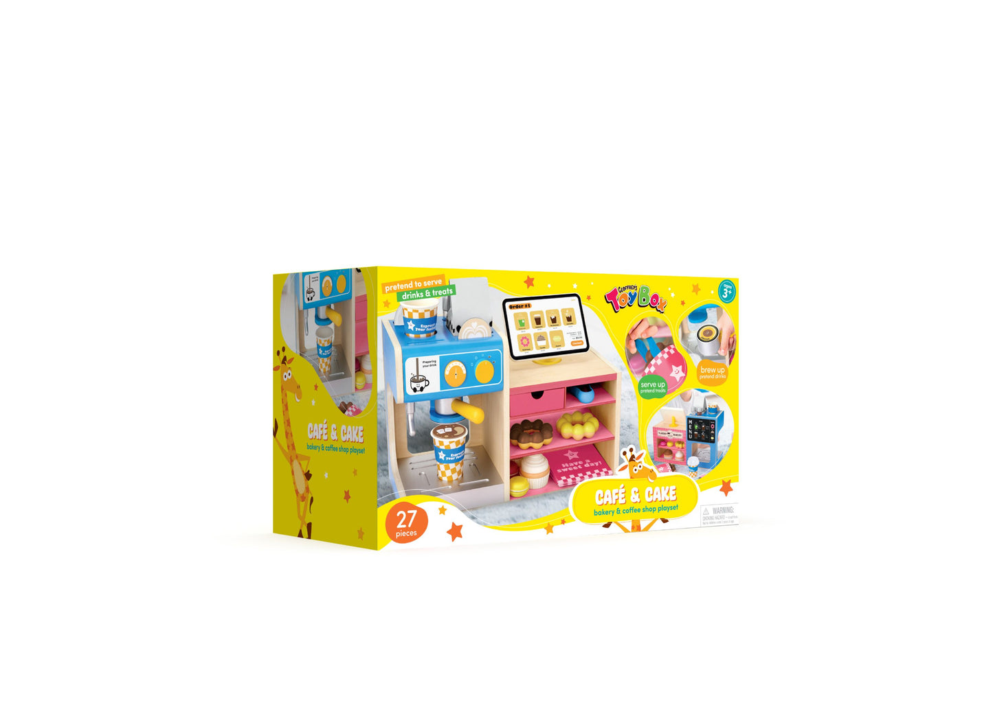 Geoffrey's Toy Box Cafe Cake Bakery Coffee Shop Playset