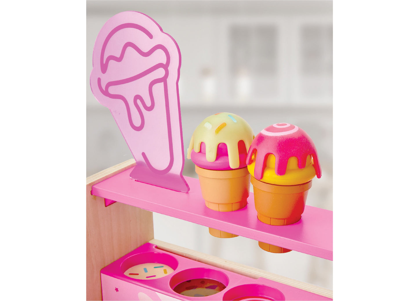 Geoffrey's Toy Box Scoop Top Ice Cream Counter Playset