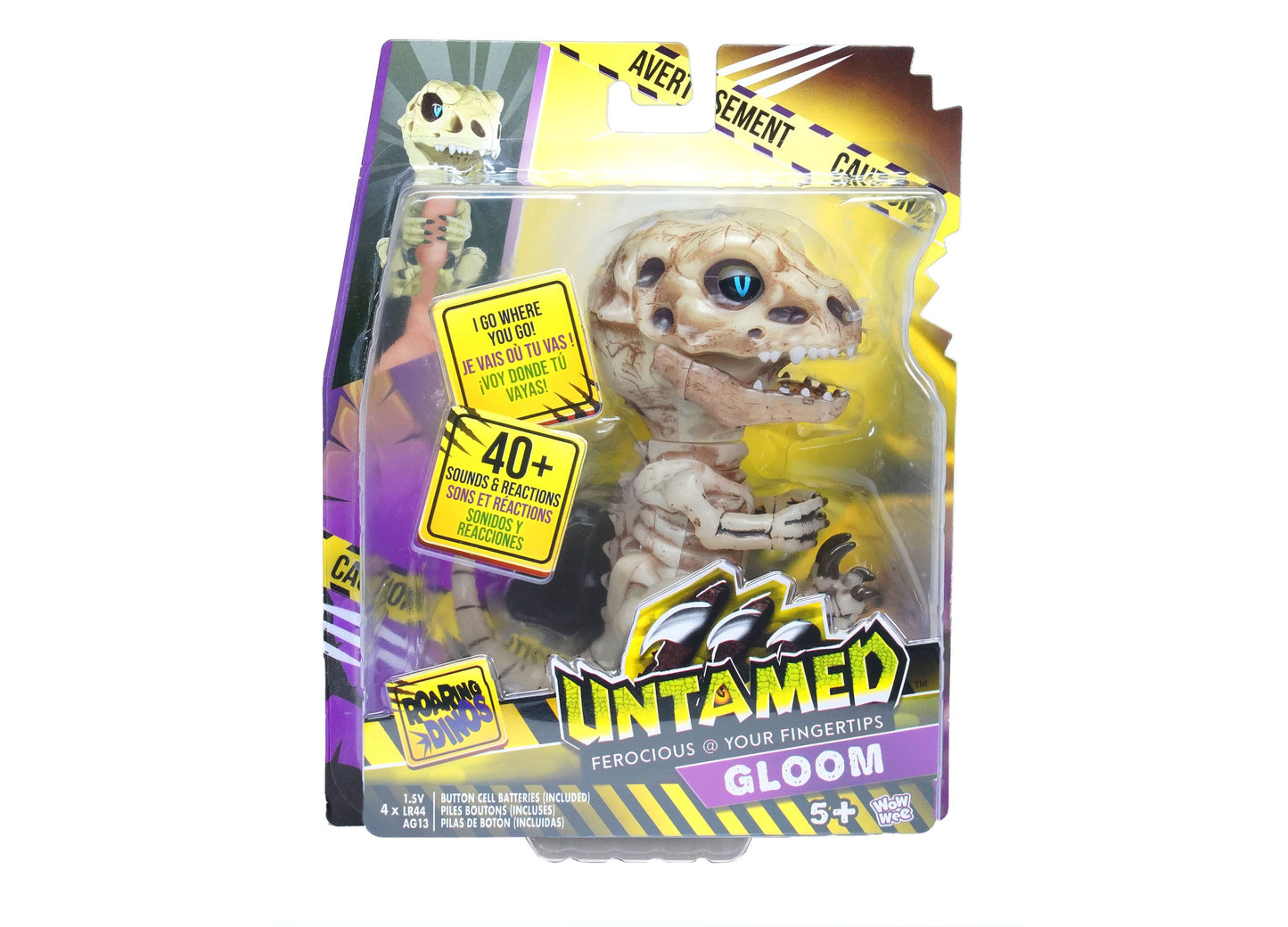 Untamed Skeleton Dino by Fingerlings Gloom by WowWee, Created for Macy's