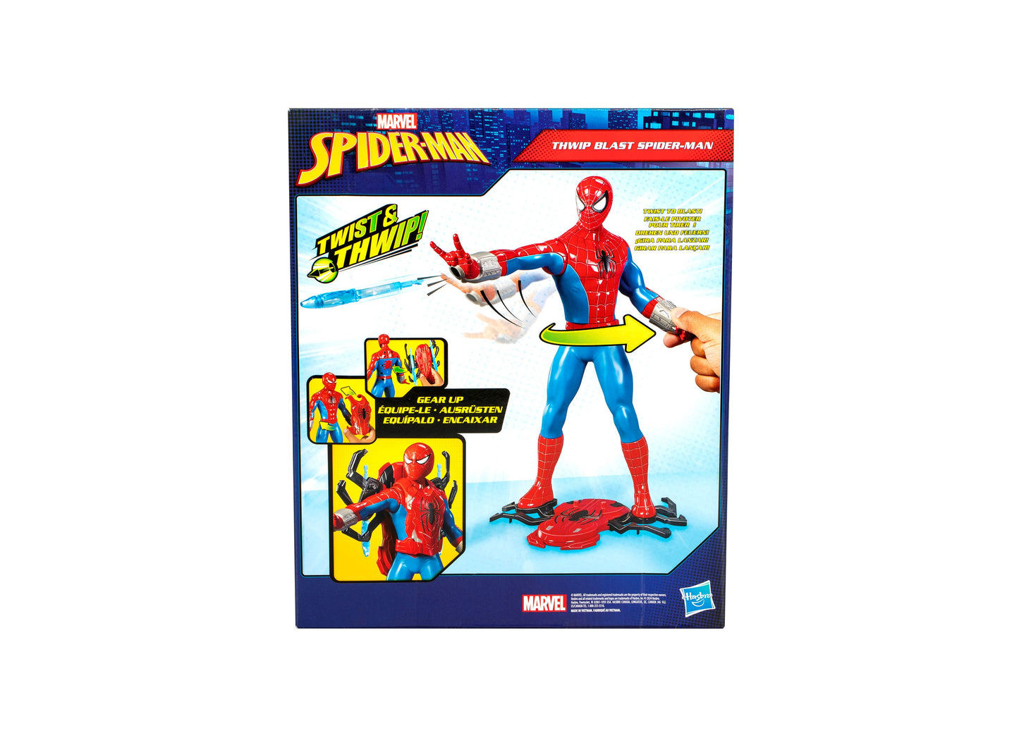 Hasbro Marvel 11-inch Thwip Blast Spider-Man Action Figure with Accessories