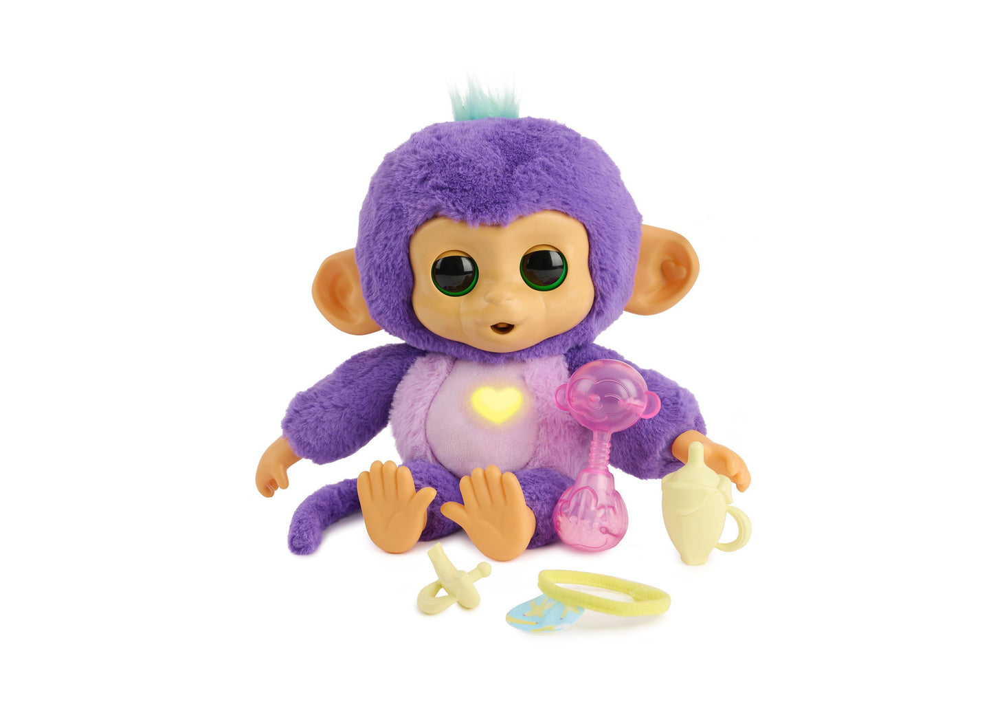 WowWee Care 'n' Cuddles Interactive Sunny Purple Baby Monkey