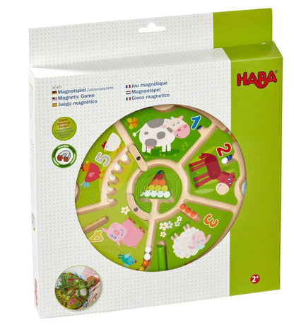 HABA Number Maze Magnetic Game - Educational STEM Toy for Toddlers